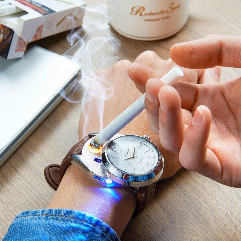 Digital USB Lighter Watch | مقاومة للماء – جودة عالية ممتازة
