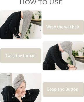 MICROFIBRE HAIR DRYING TOWEL(2)