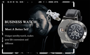 Digital USB Lighter Watch | مقاومة للماء – جودة عالية ممتازة