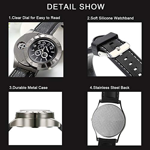 Digital USB Lighter Watch | مقاومة للماء – جودة عالية ممتازة